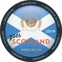 Logo schotland 2019 wheels on tour