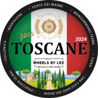 wheels on tour goes Toscane 2024 met cypres (Klein)